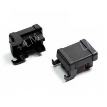 Insteekdop 60/60mm met kapje en haakjes - LM Hekwerk bvba Insteekdop 60/60mm met kapje en haakjes - LM Hekwerk bvba