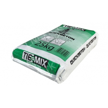 Snelbeton Tiemix quickbeton (25 kg/zak) - LM Hekwerk bvba
