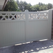 Aluminium draaipoort Cottage - Lm Hekwerk bvba Aluminium draaipoort Cottage - Lm Hekwerk bvba